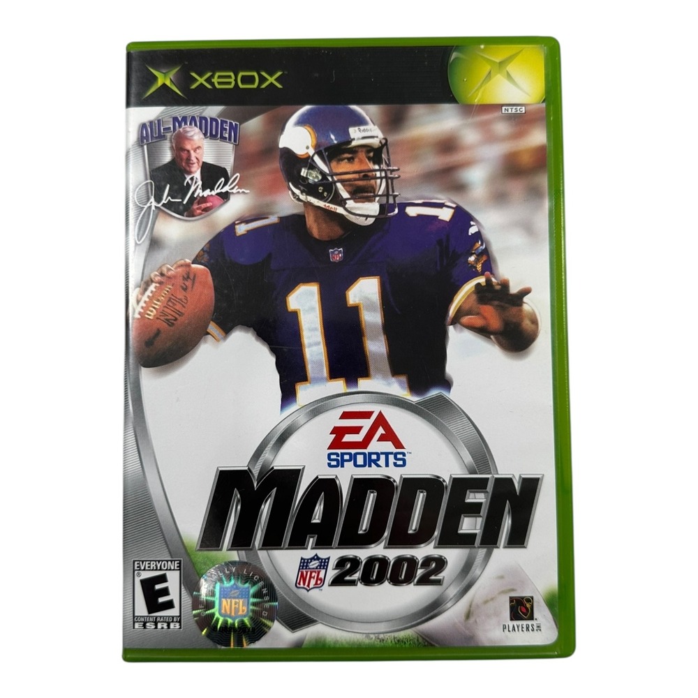 Madden NFL 2002 Xbox Football Game‎ EA Sports John Madden All Madden